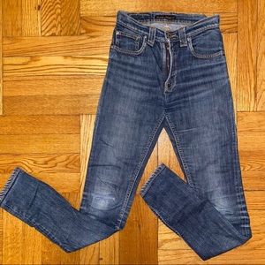 Nudie High-Waist Dark Wash Jeans Size 25